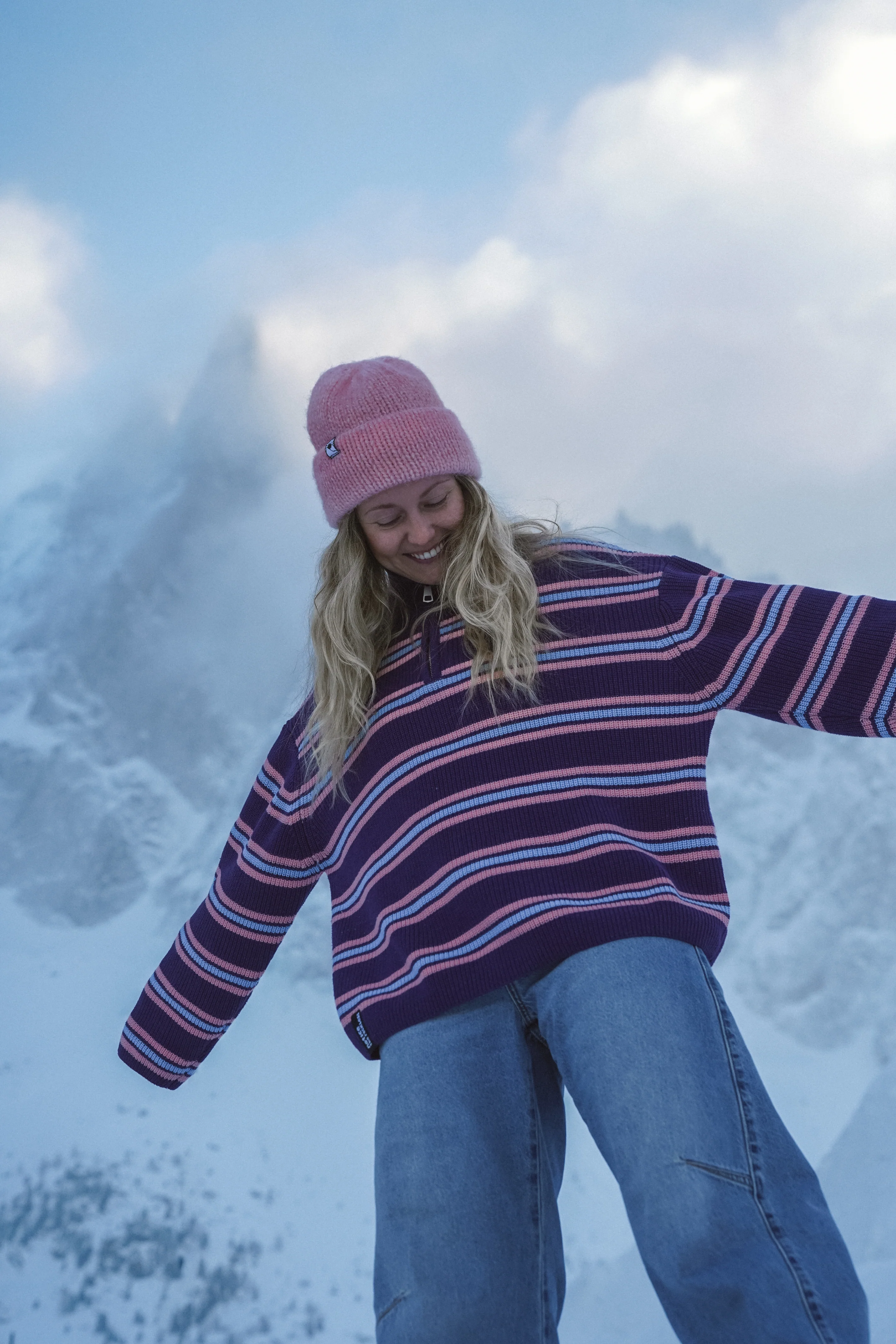 Arctic Dawn Half Zip Sweater (B2B) - Image 2