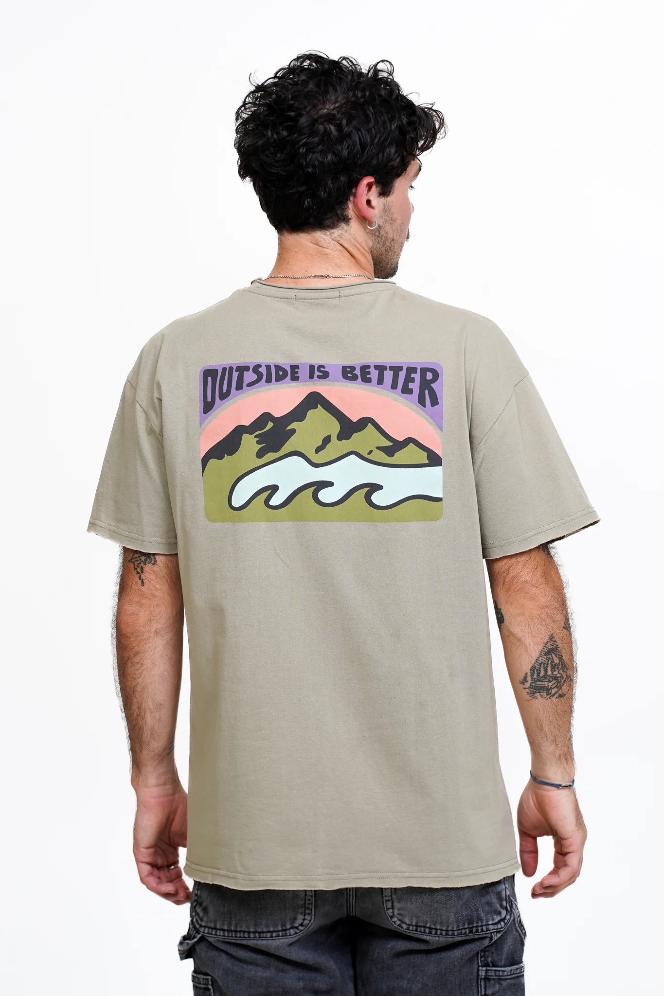 Better Outside Men's Tee - Image 3