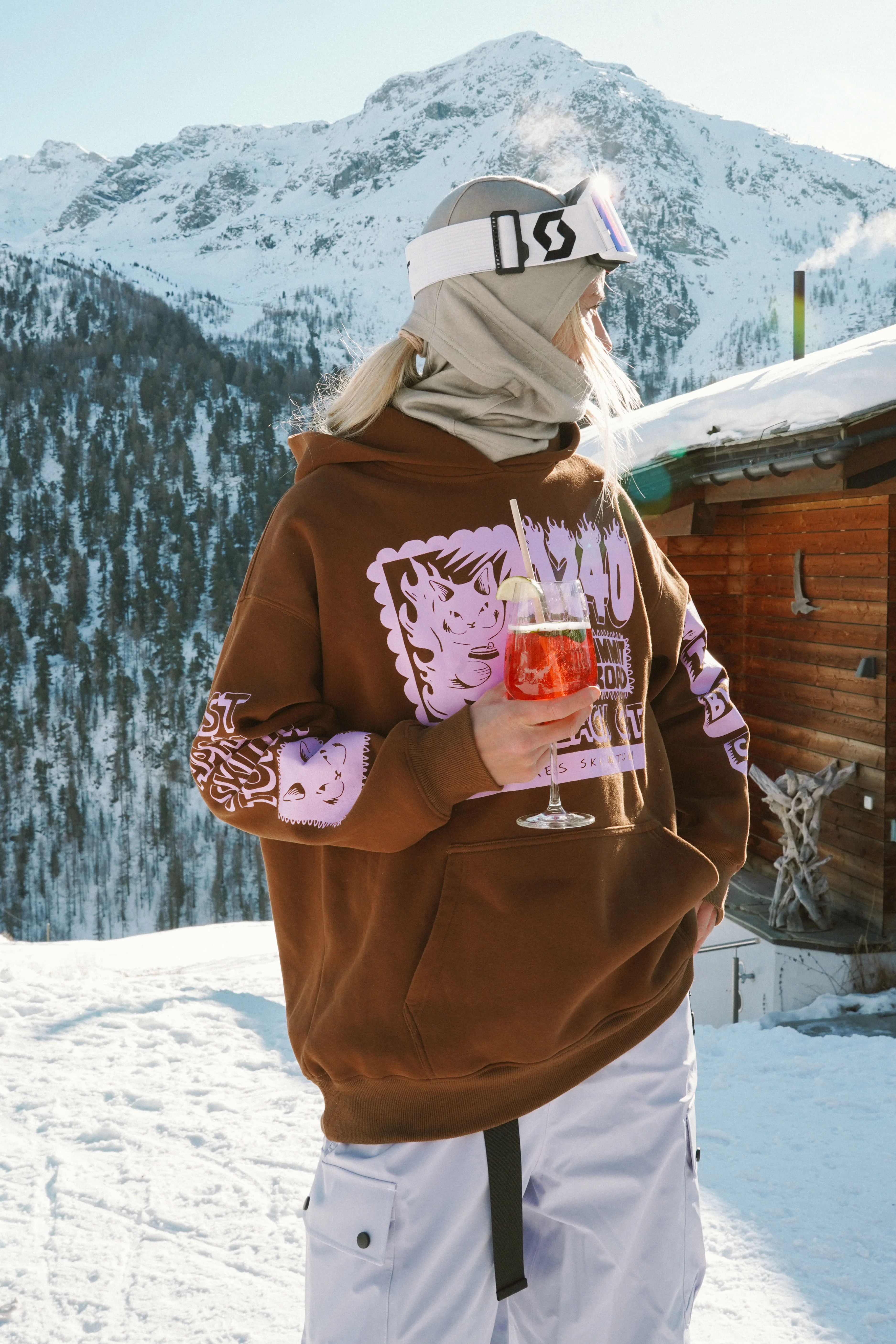 Black Cat Oversized Hoodie (B2B) - Image 3