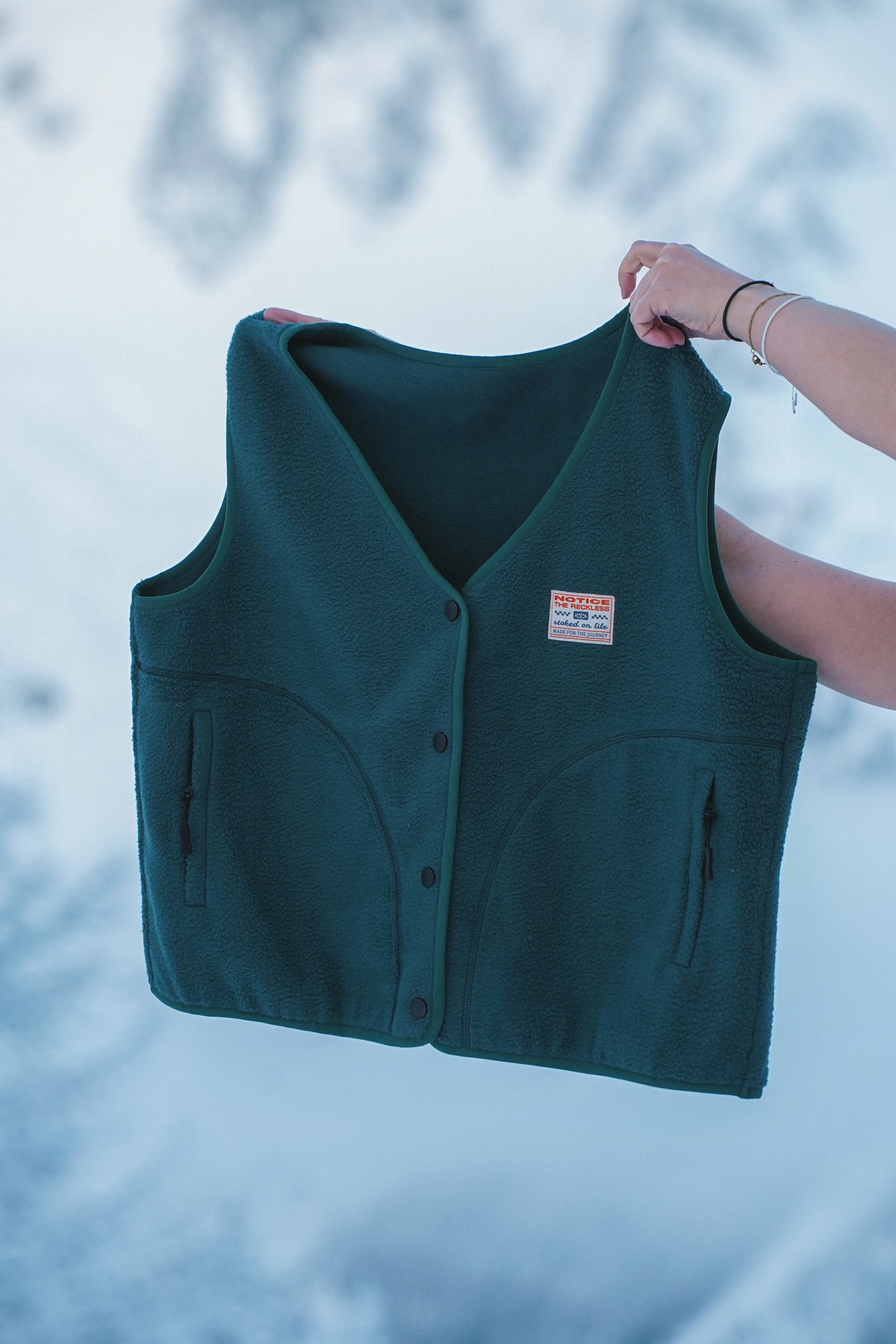 Emerald Cropped Vest (B2B)