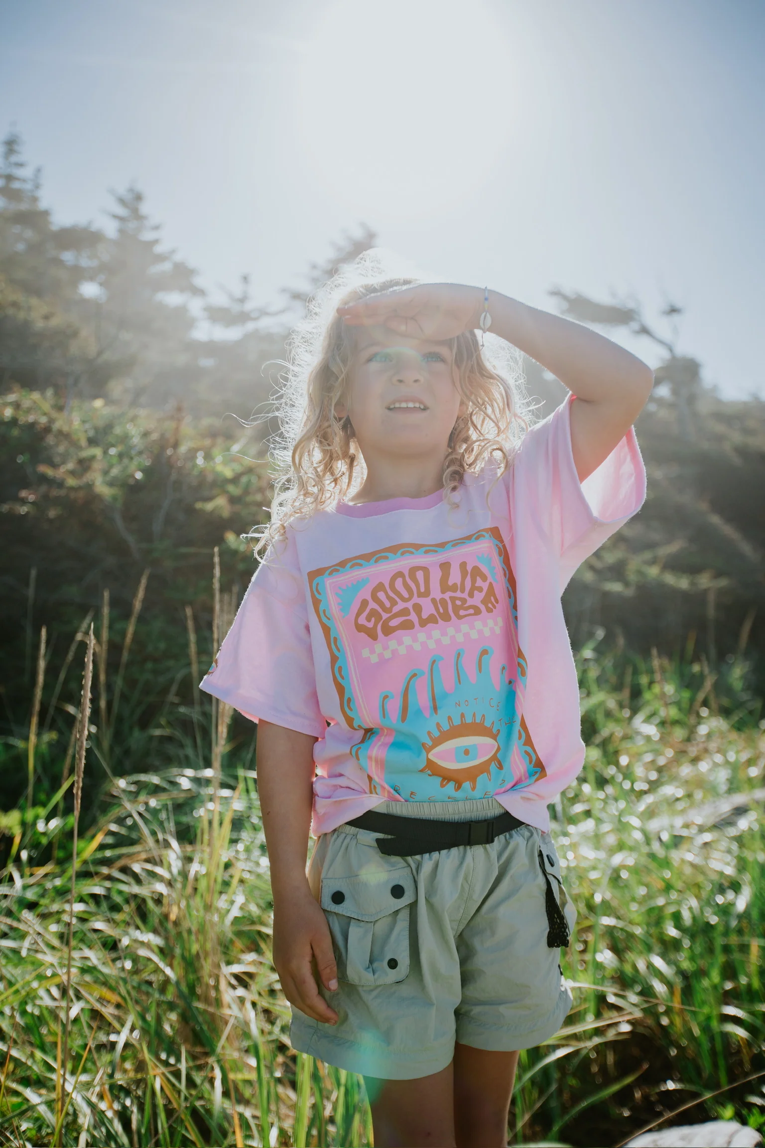 Good Vibes Kids Oversized Tee - Image 2