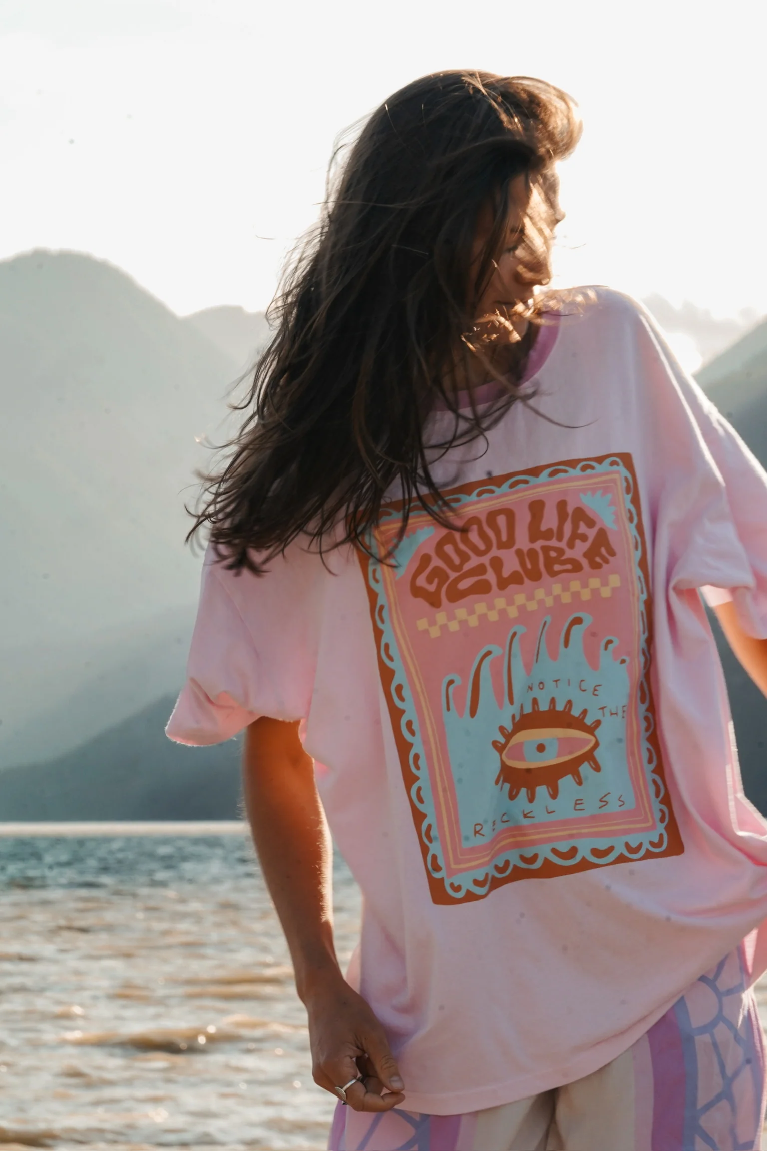Good vibes Oversized Tee - Image 4