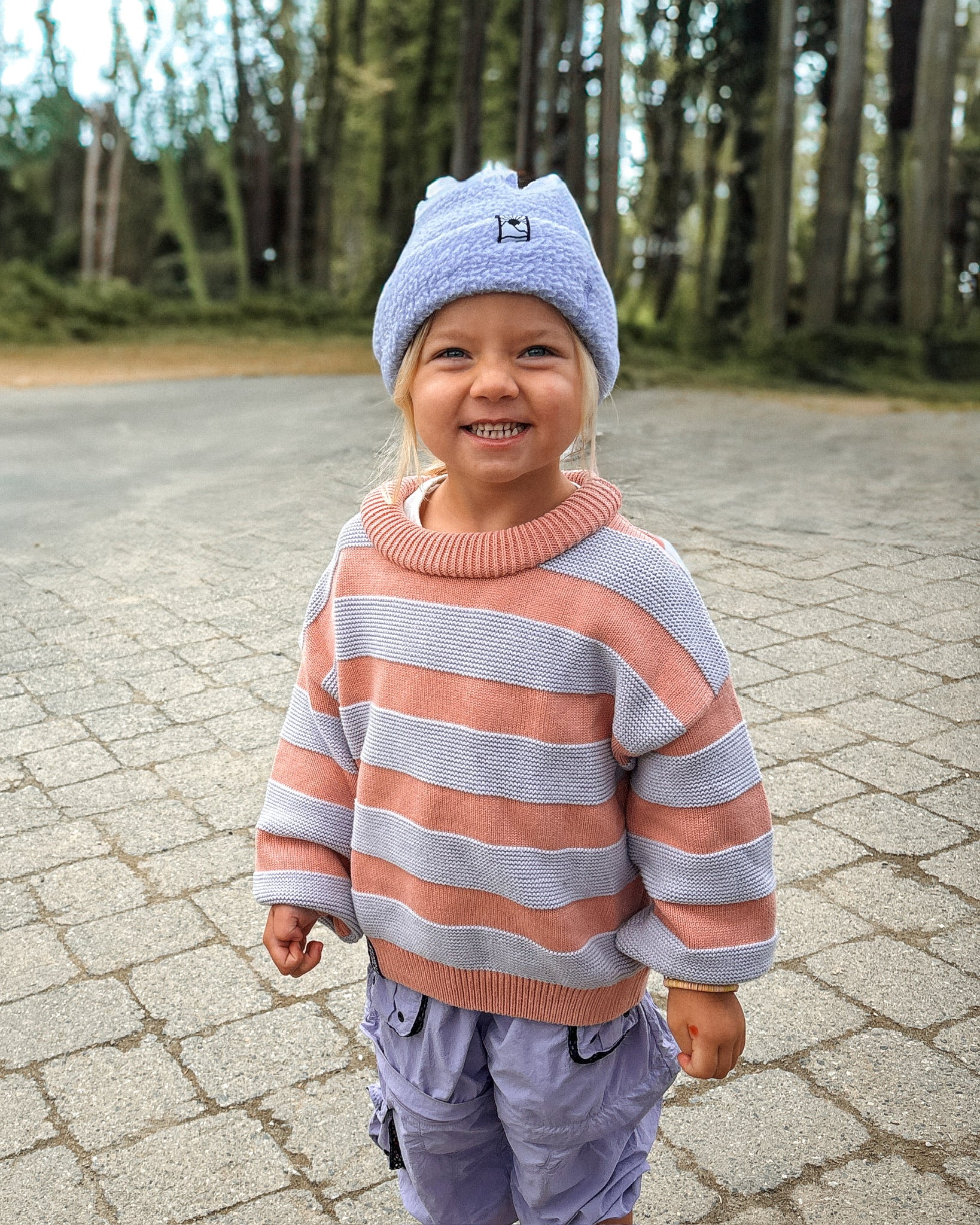 Indigo Fleece Kids Beanie - Image 3
