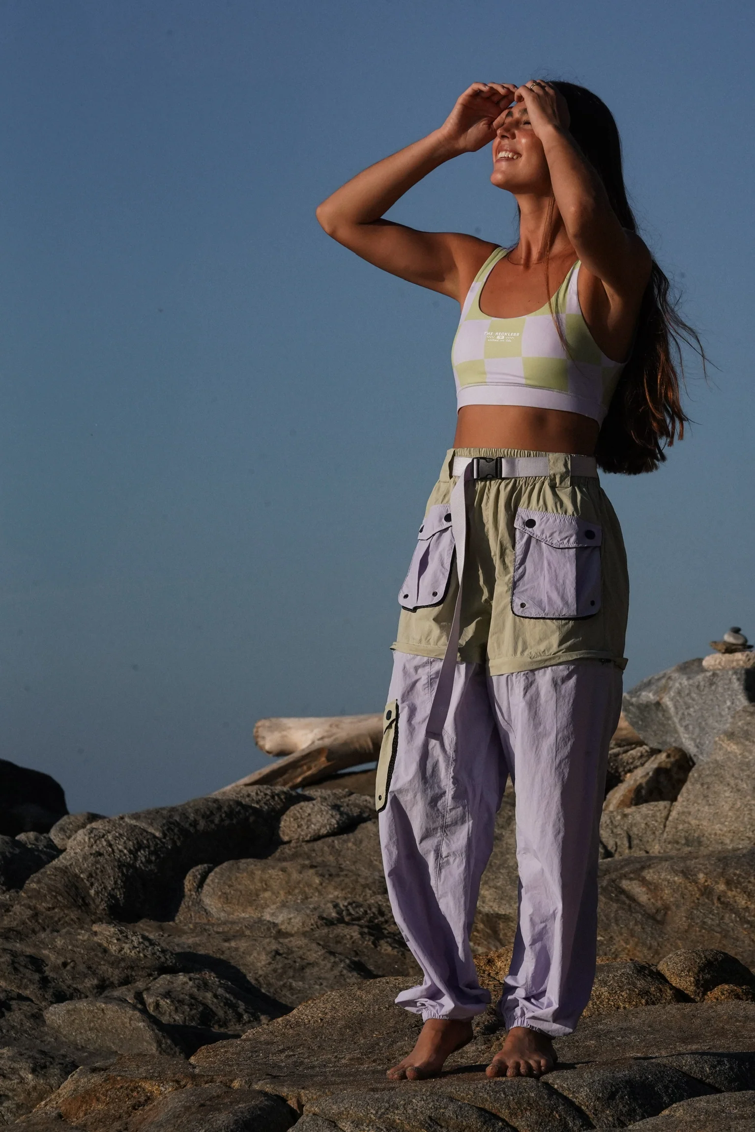 Lavender Sage Zip-Off Pant - Image 4