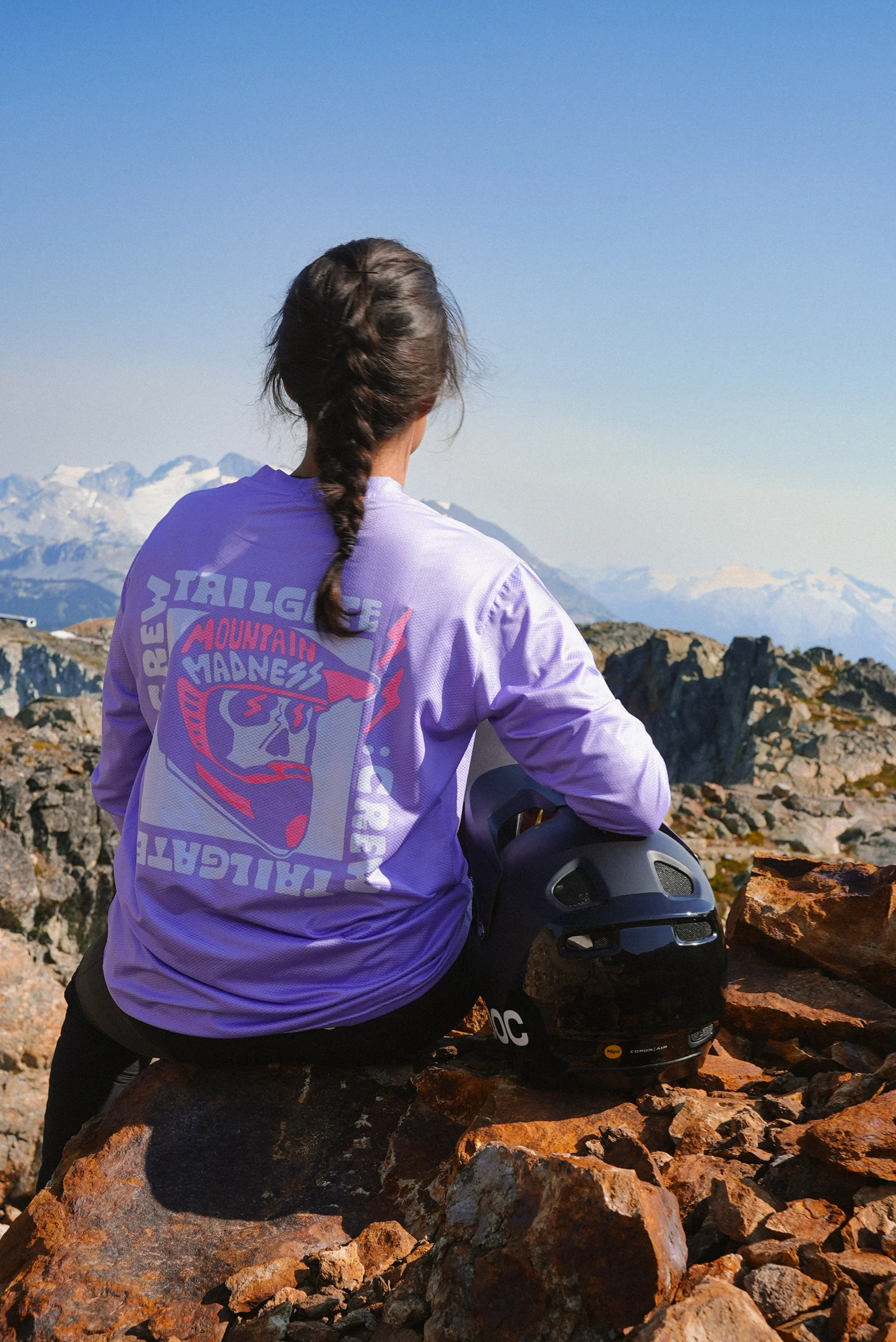Lilac Mountain Madness MTB Long Sleeve Jersey (B2B)