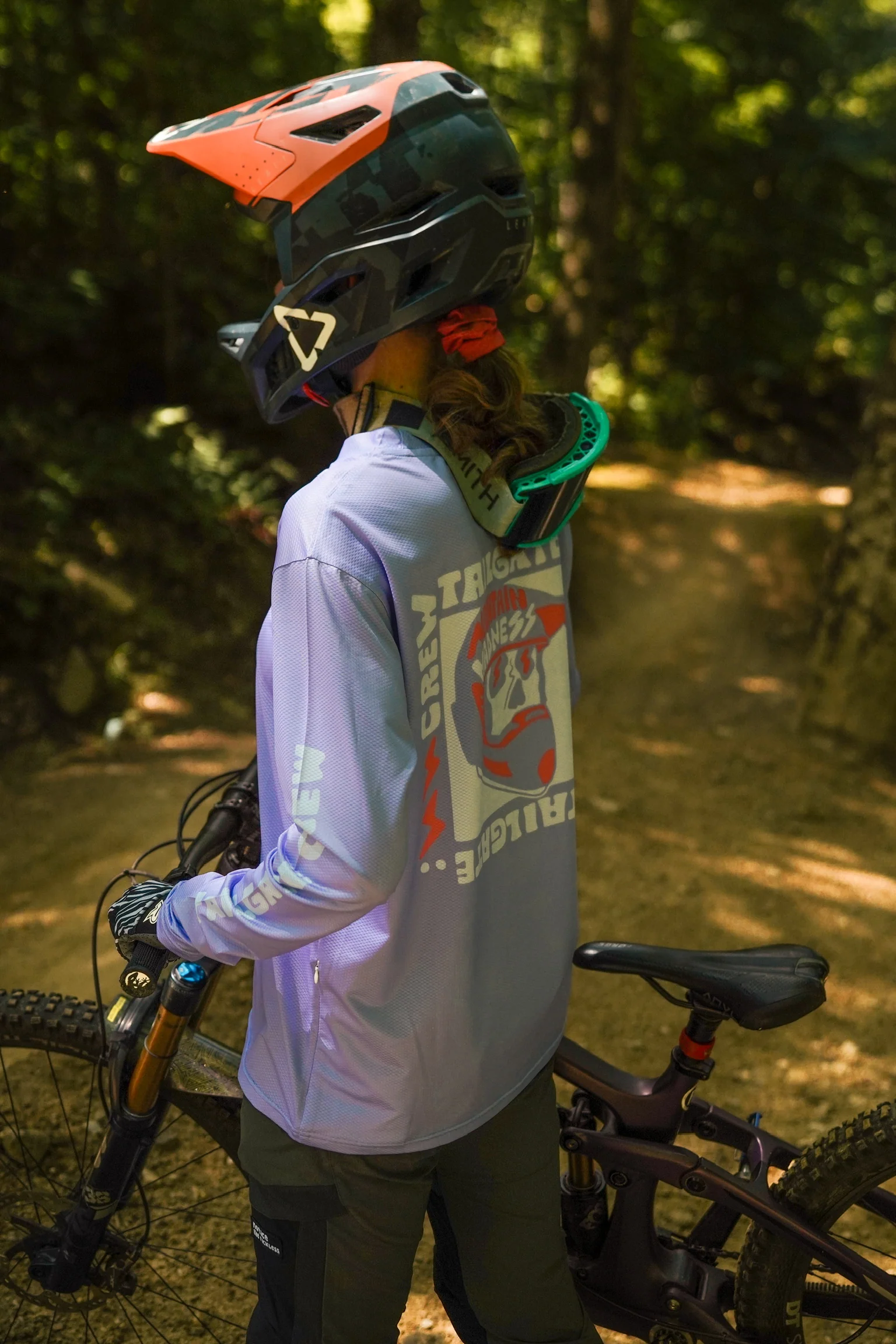 Lilac Mountain Madness MTB Long Sleeve Jersey (B2B) - Image 3