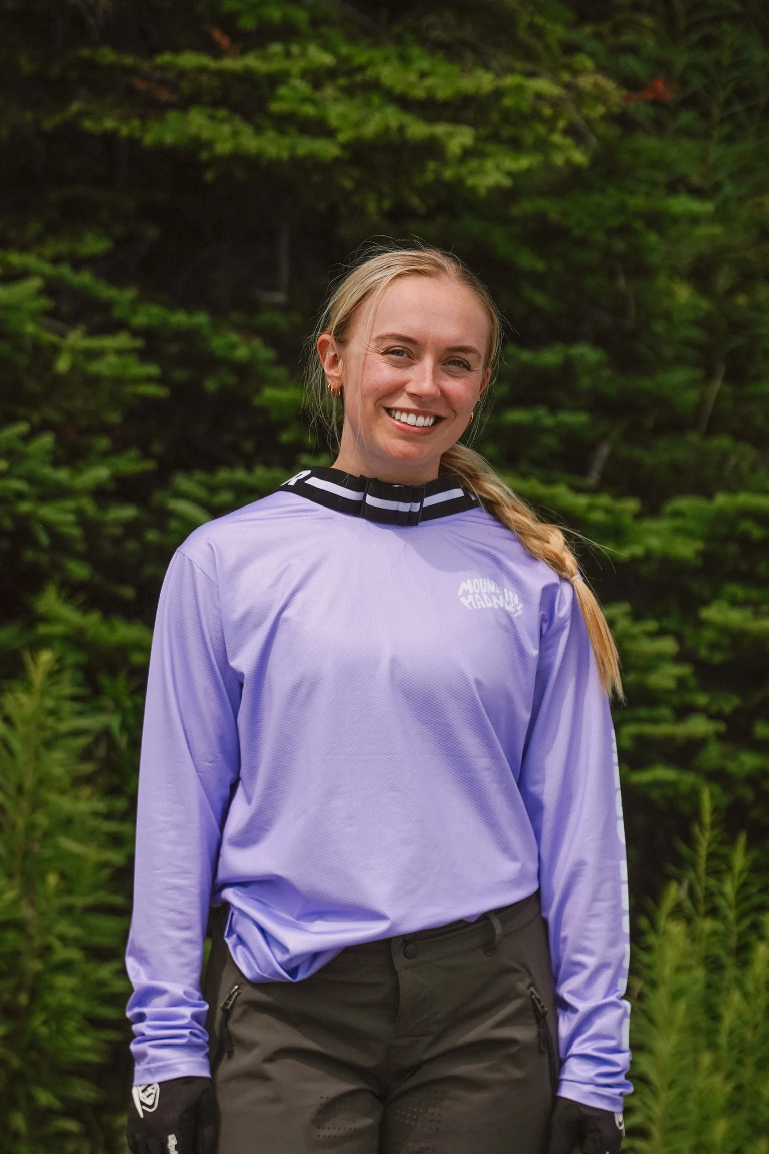 Lilac Mountain Madness MTB Long Sleeve Jersey (B2B) - Image 6