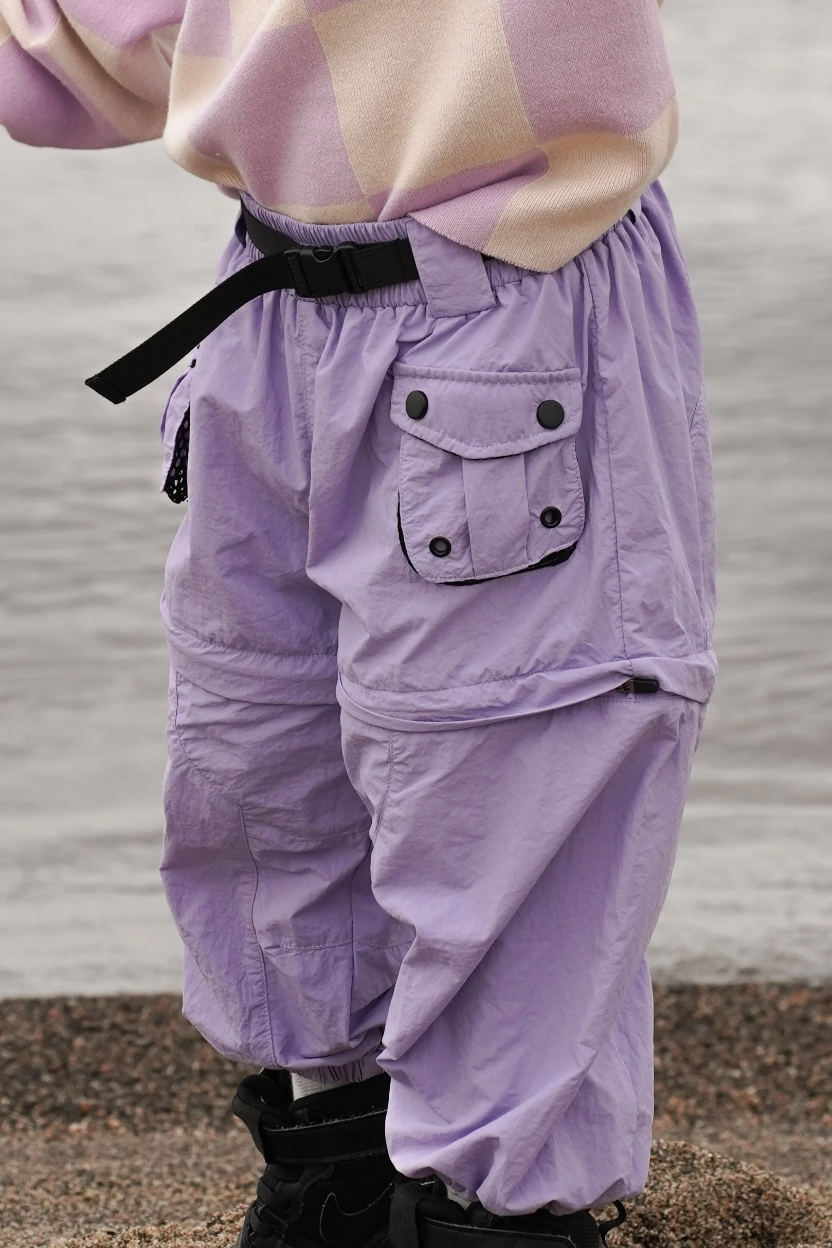 Lilac Kids Zip-Off Pants - Image 2