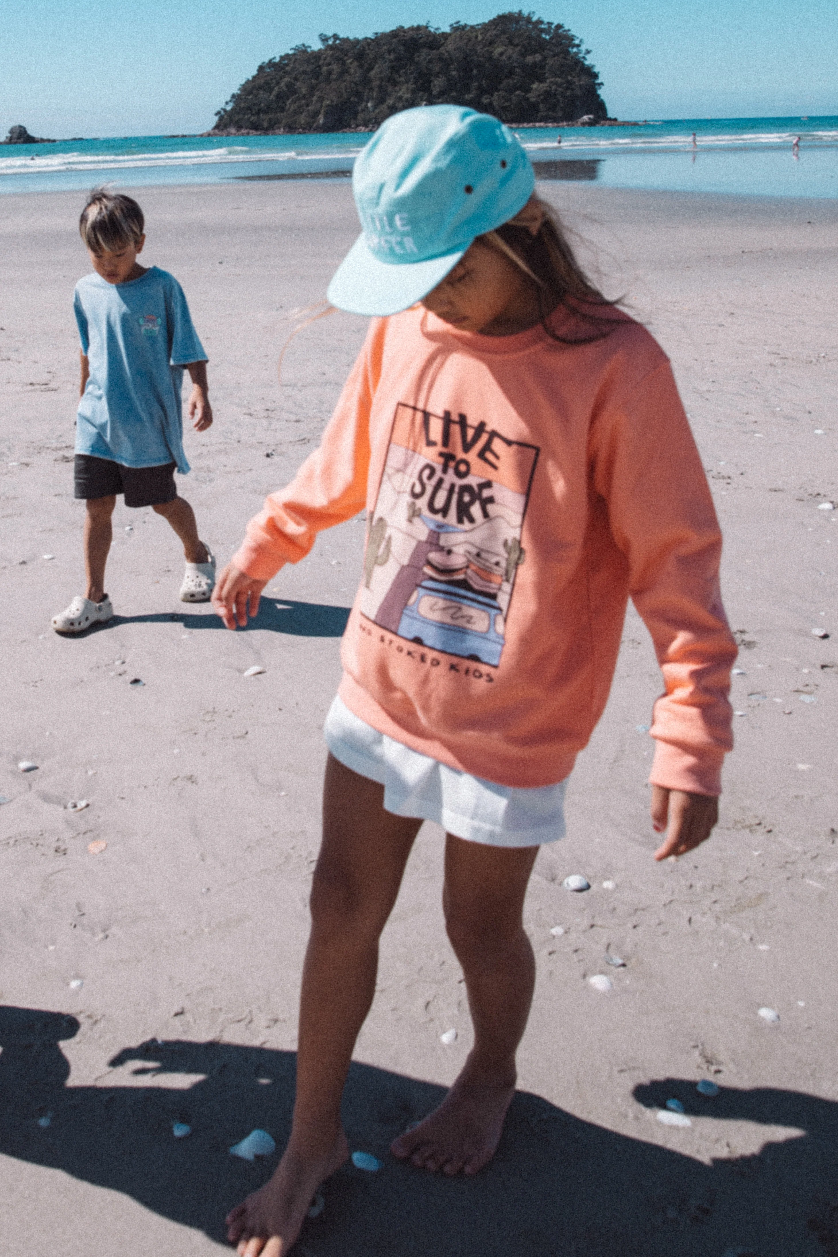 Live To Surf Kids Crewneck - Image 3