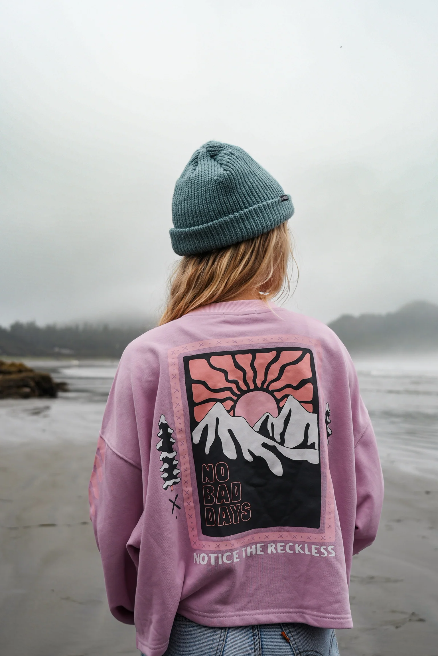 No Bad Days Cropped Long Sleeve - Image 2