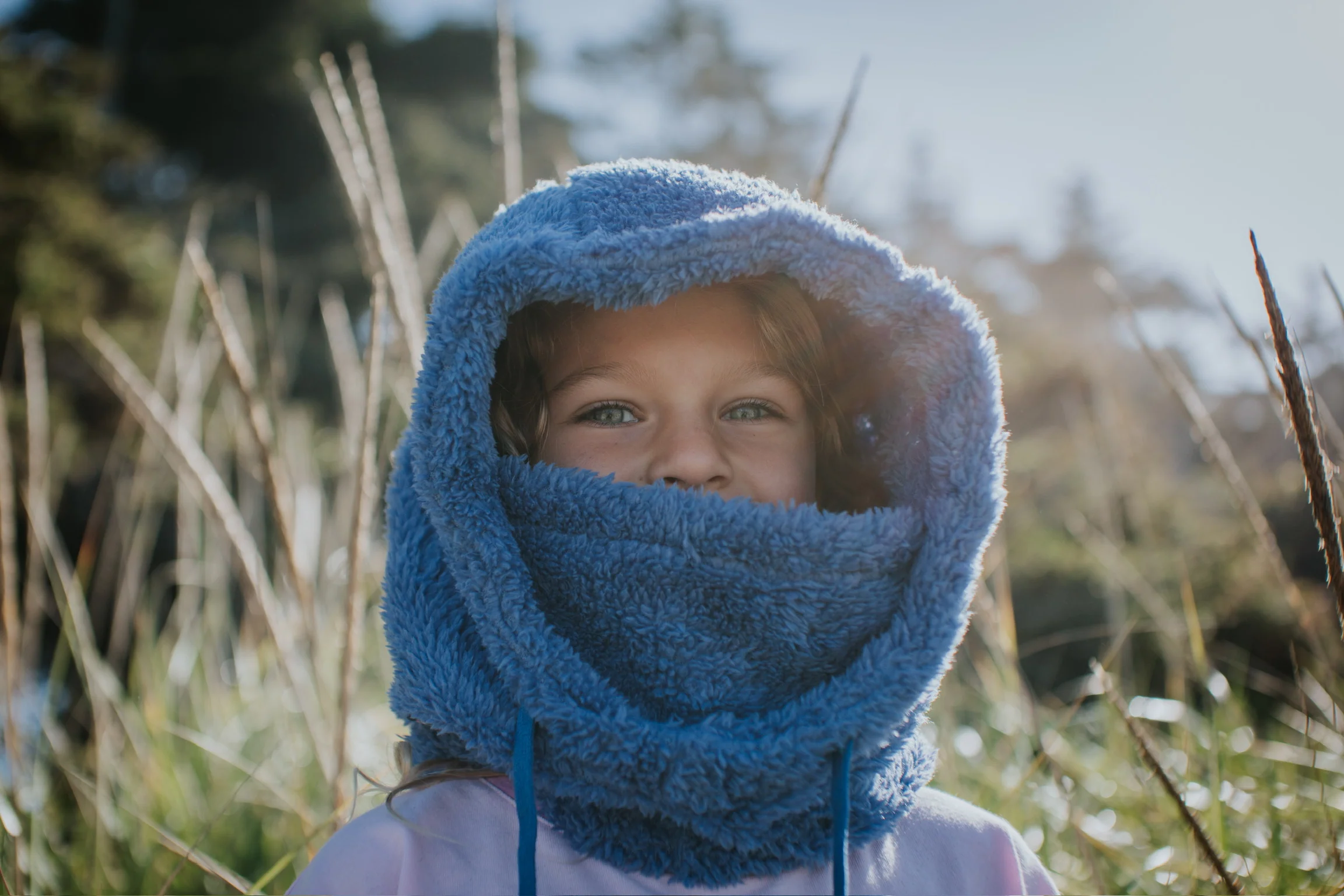 Deep Blue Kids Rider Hood - Image 2