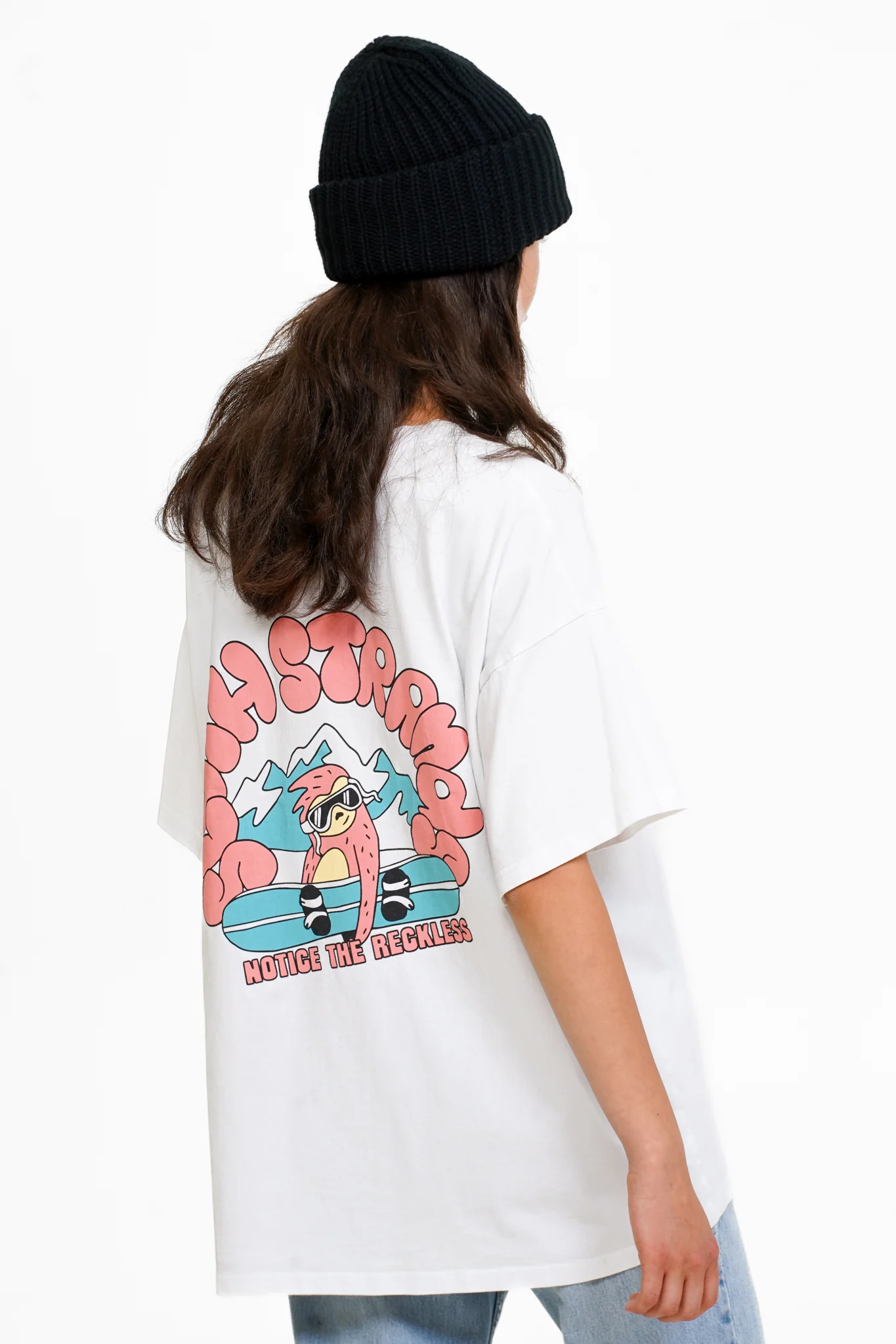 Sloth Strands Oversized Tee - Image 3