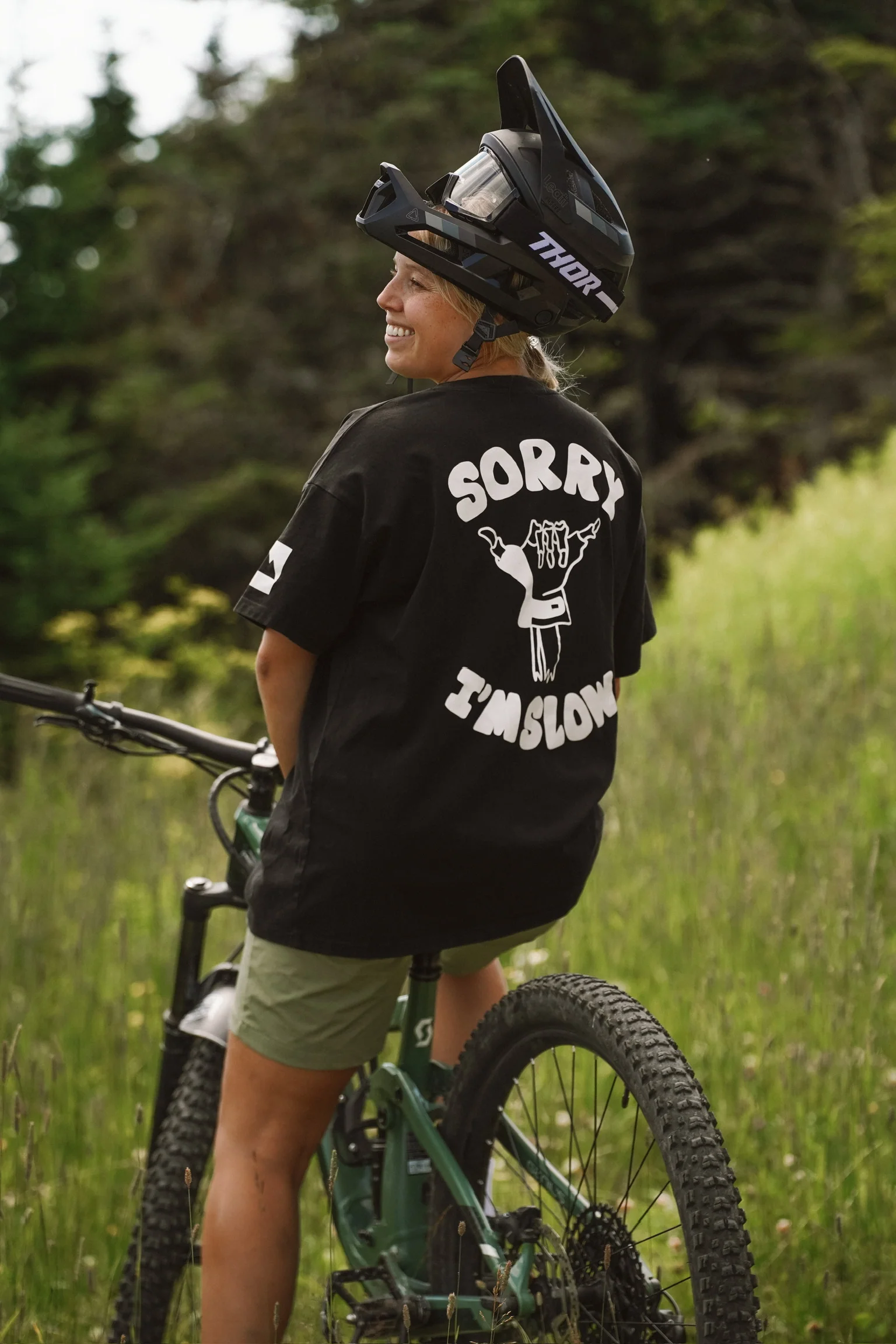 Sorry I'm Slow Oversized Tee - Image 4