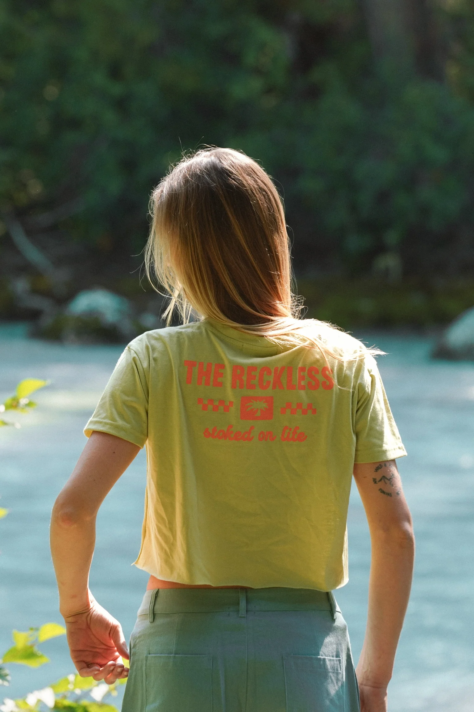 Stoked on Life Crop Tee - Image 4